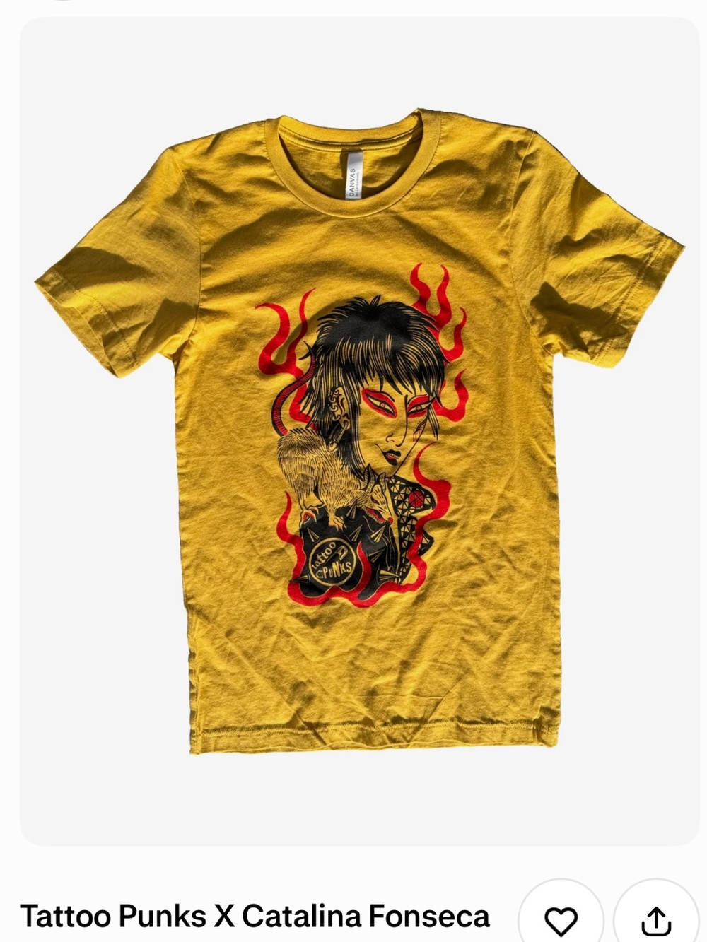 Tattoo-Style Kabuki Shirt